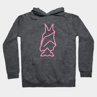 Bat Boys Logo - Pink Hoodie